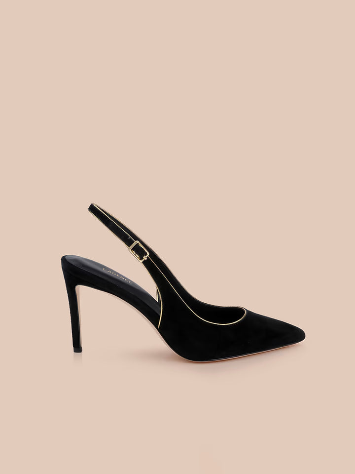 Vichy II Slingback Pump - Black