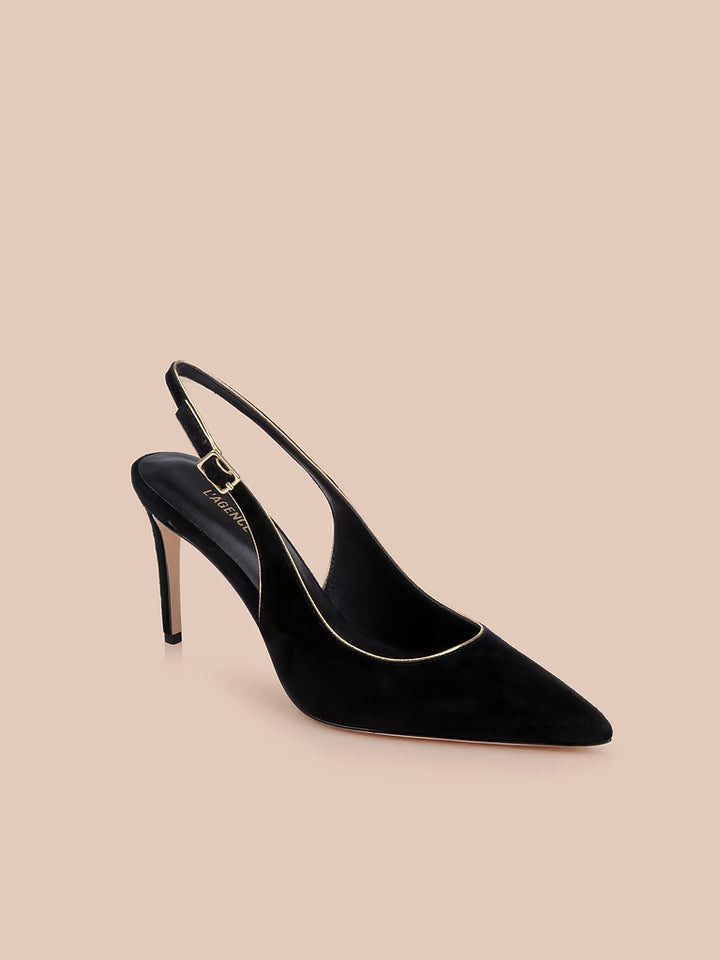 Vichy II Slingback Pump - Black