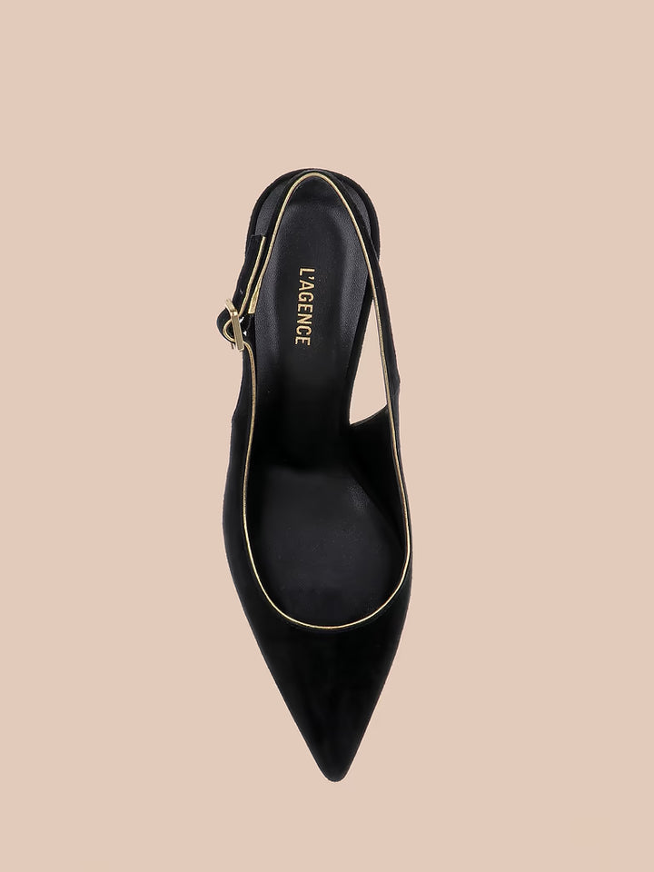 Vichy II Slingback Pump - Black
