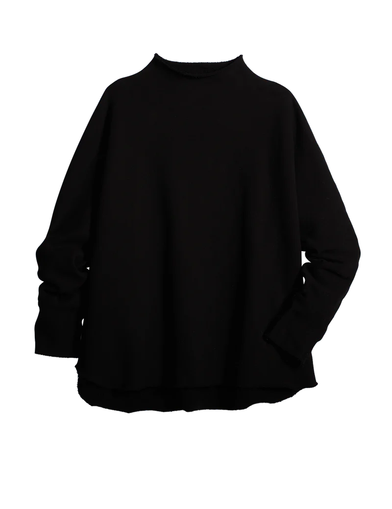 Effie Long-Sleeve Funnel Neck Capelet - More Colors Available