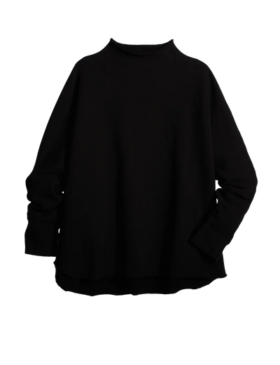 Effie Long-Sleeve Funnel Neck Capelet - More Colors Available
