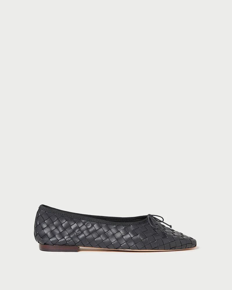 Landry Woven Ballet Flat - Black