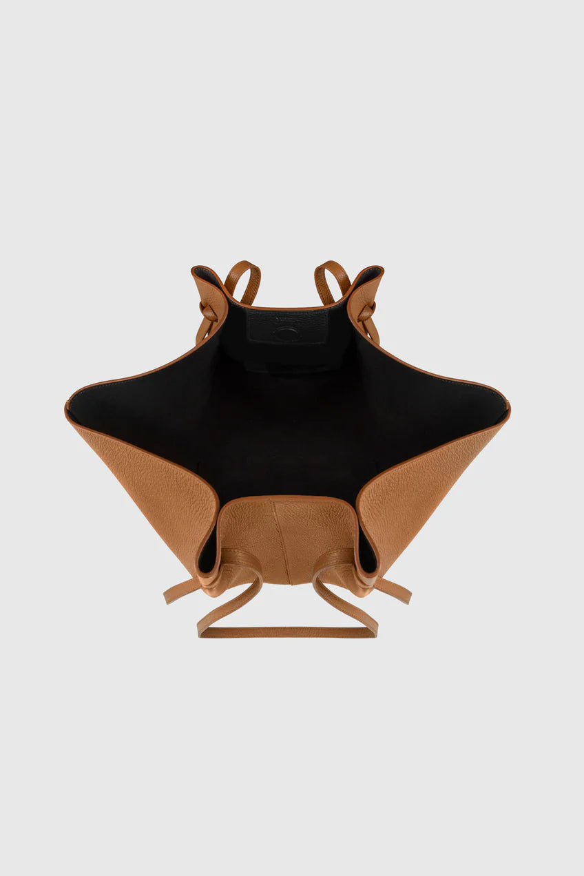Yuzefi Large Mochi Tote in Hazel Pebble Grain Leather