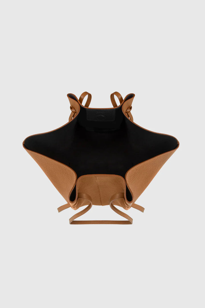 Yuzefi Large Mochi Tote in Hazel Pebble Grain Leather