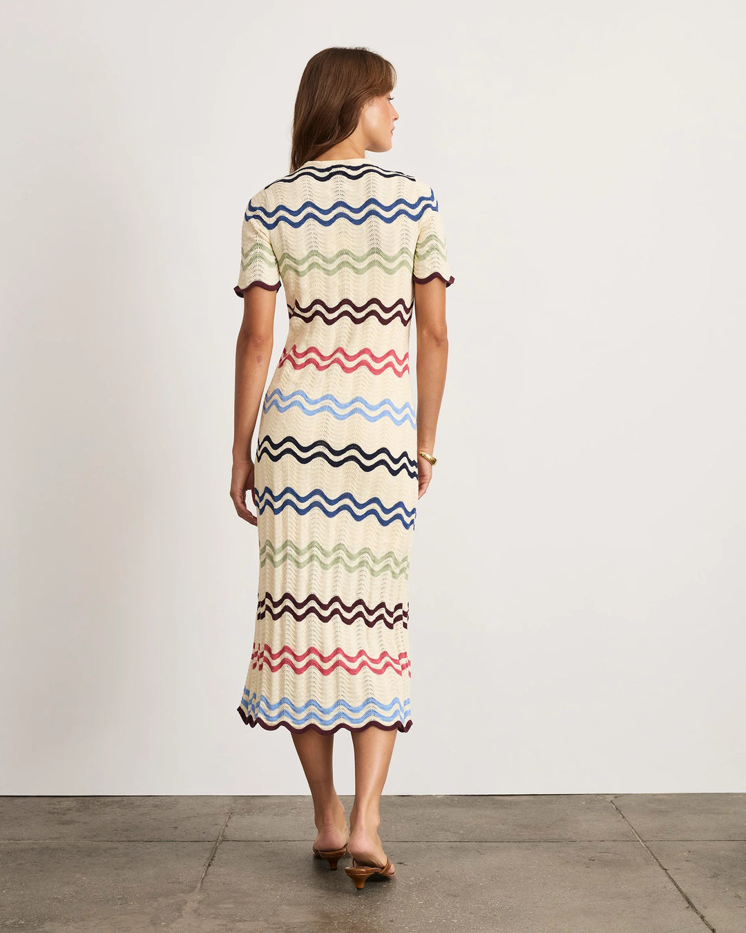 Leighton Dress - Cream Multi