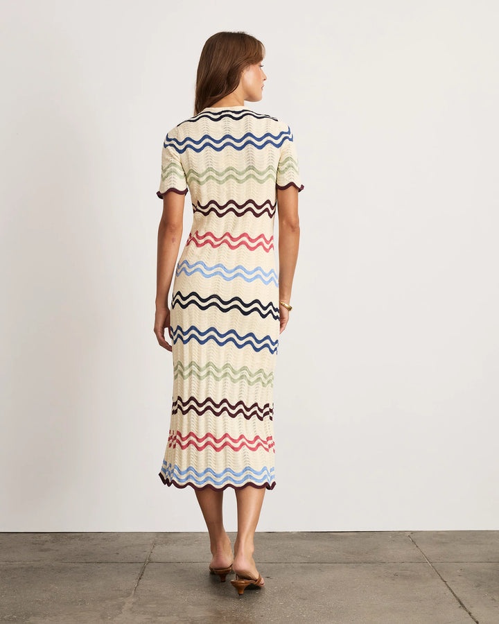 Leighton Dress - Cream Multi