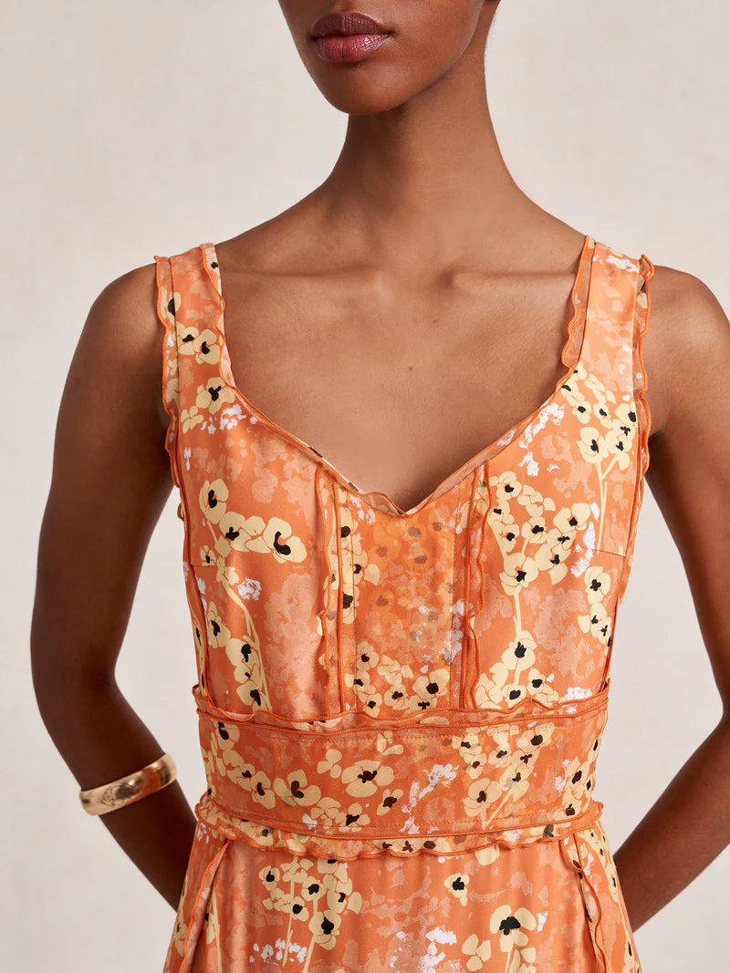 Livia Dress - Yellow Multi