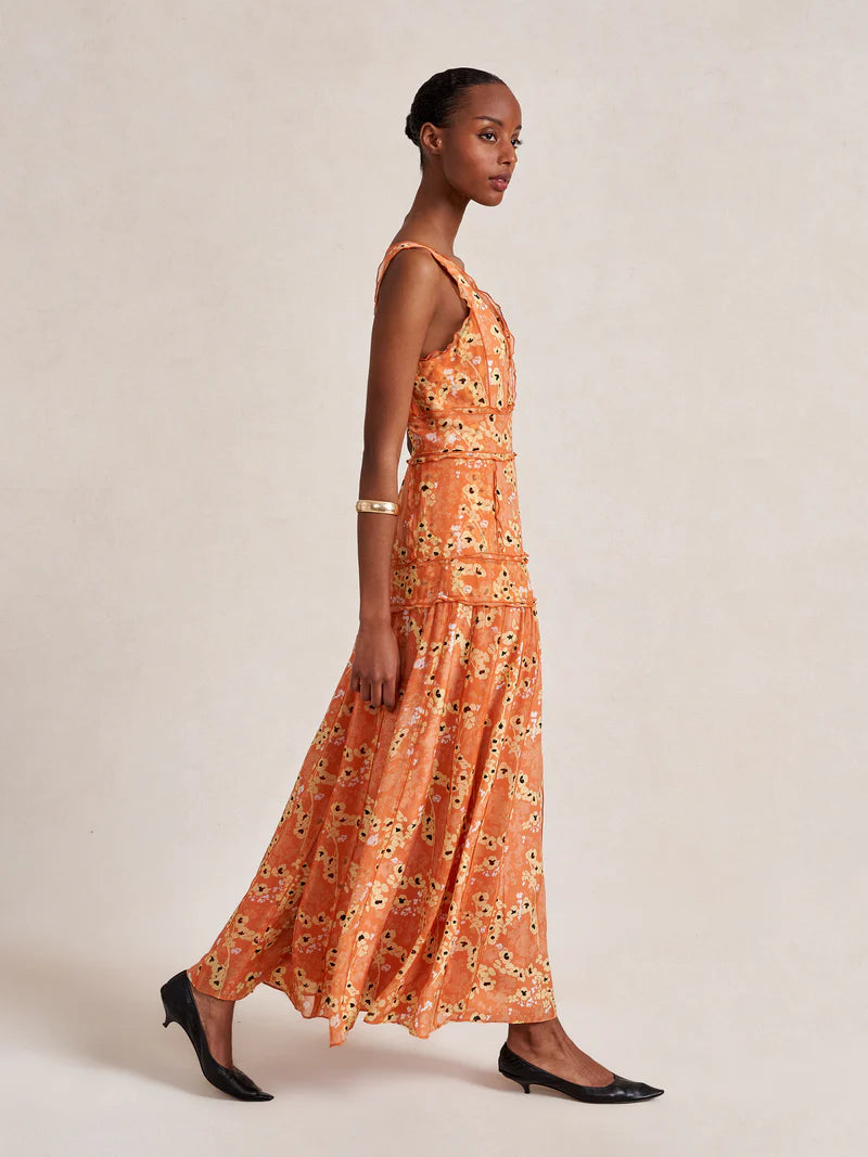 Livia Dress - Yellow Multi
