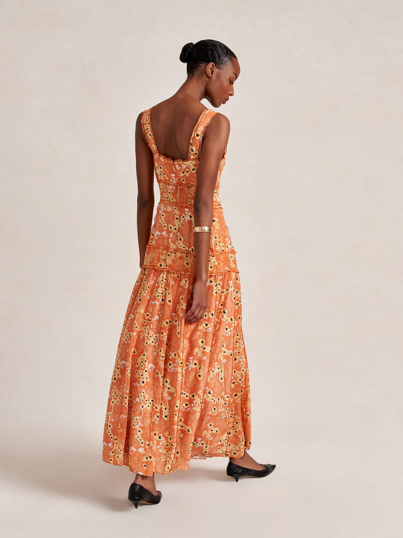 Livia Dress - Yellow Multi