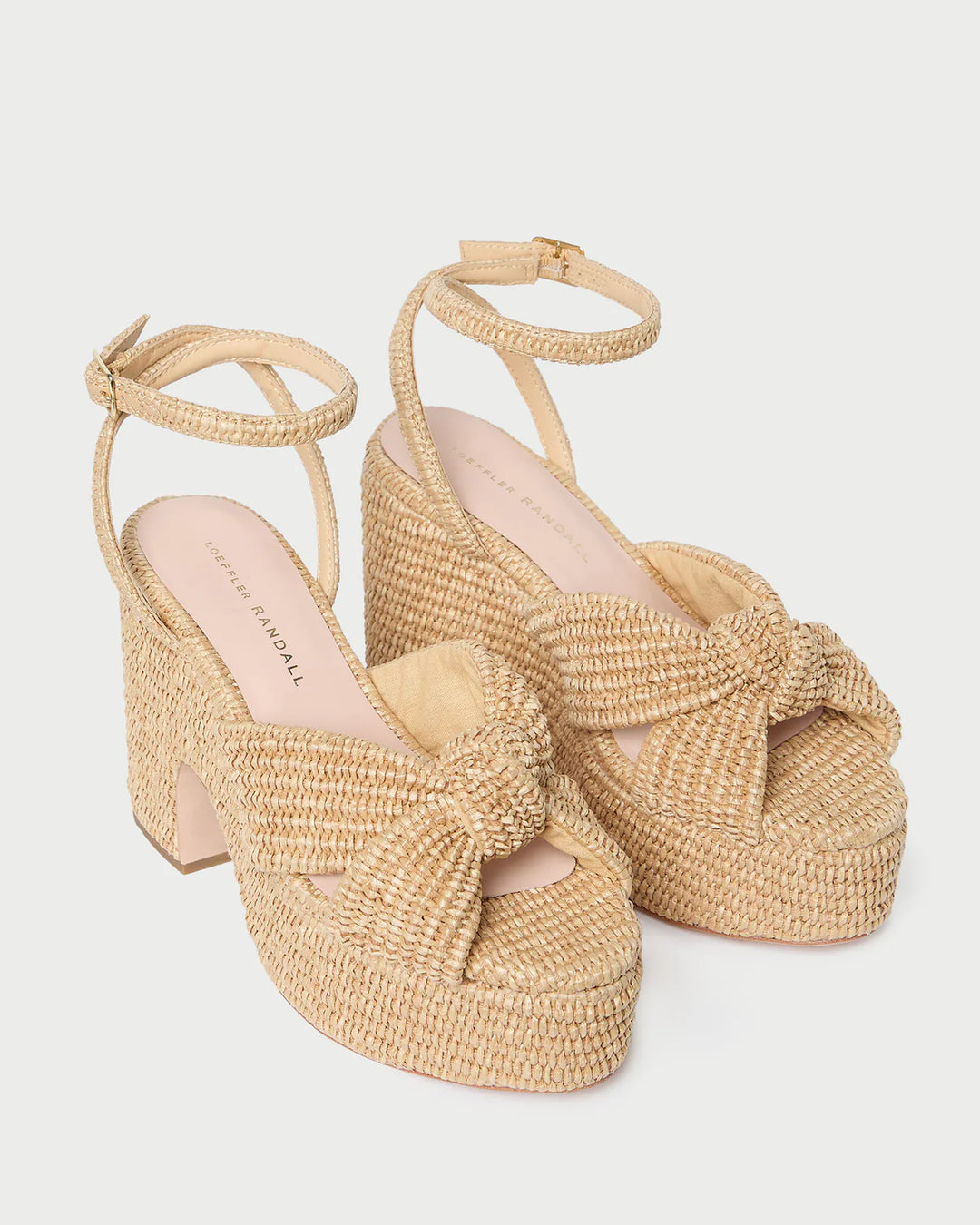 Liza Chunky Platform Sandal - Rattan