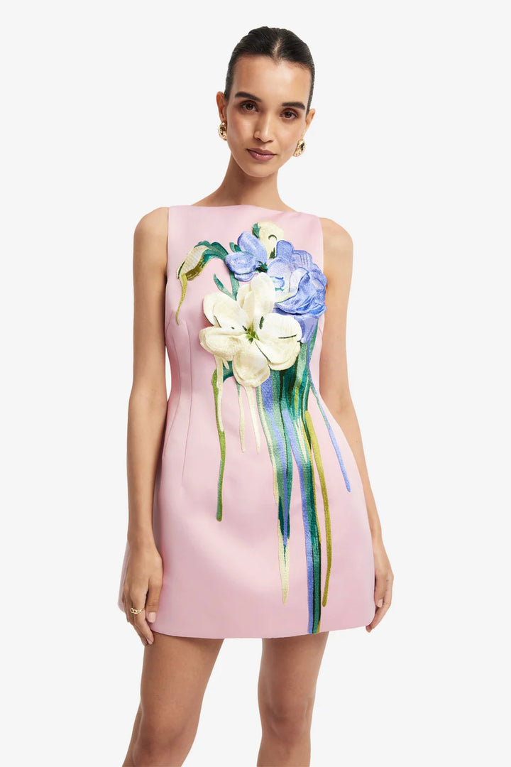 Ali Embroidered Mini - Pink Multi