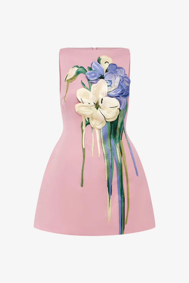 Ali Embroidered Mini - Pink Multi