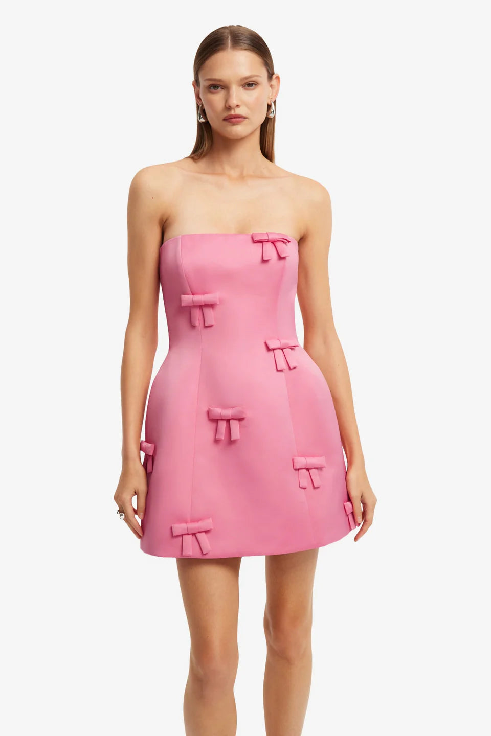Roselle Bow Mini - Pink