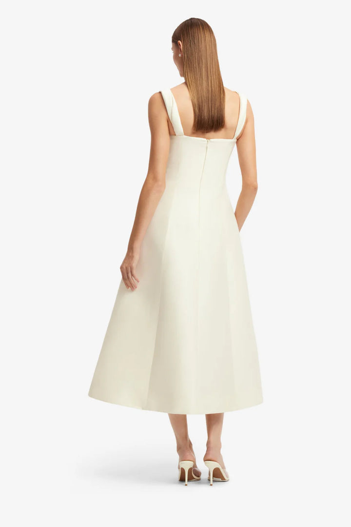 Beatrice Midi Dress - Cream