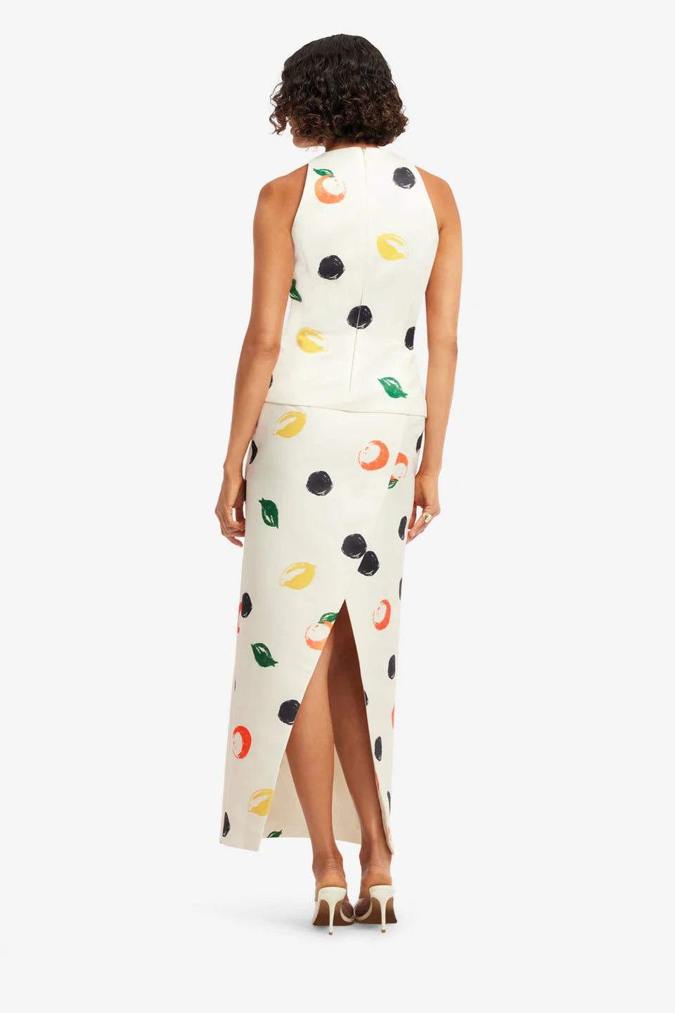 Amelia Top - Citrus Spots