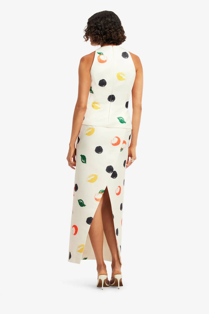 Amelia Top - Citrus Spots