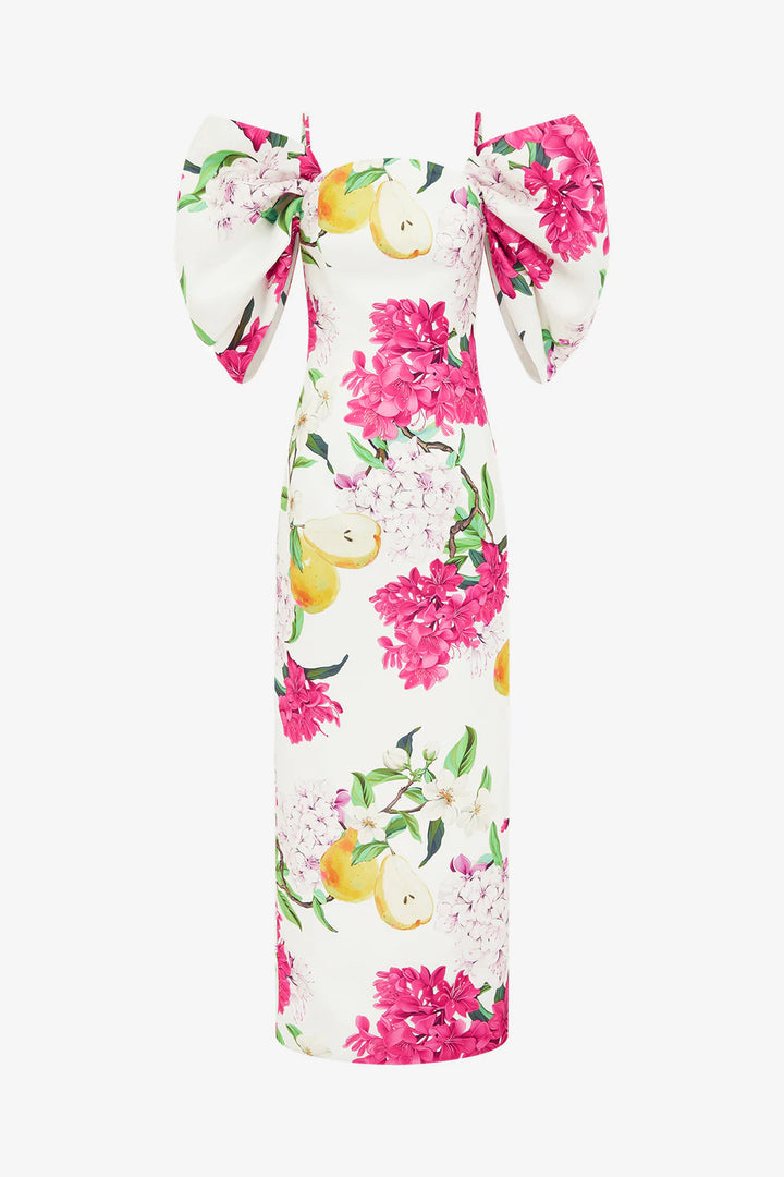 Arabella Maxi Dress - White Multi