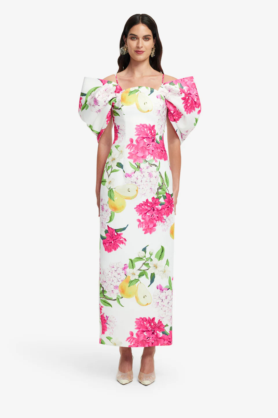 Arabella Maxi Dress - White Multi
