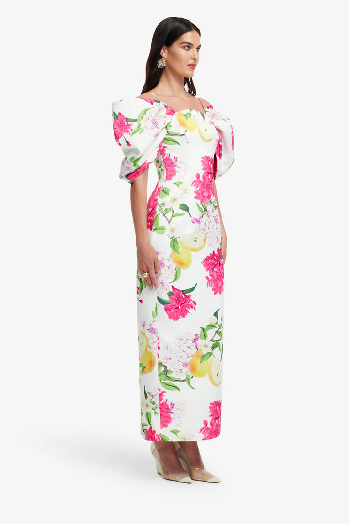 Arabella Maxi Dress - White Multi