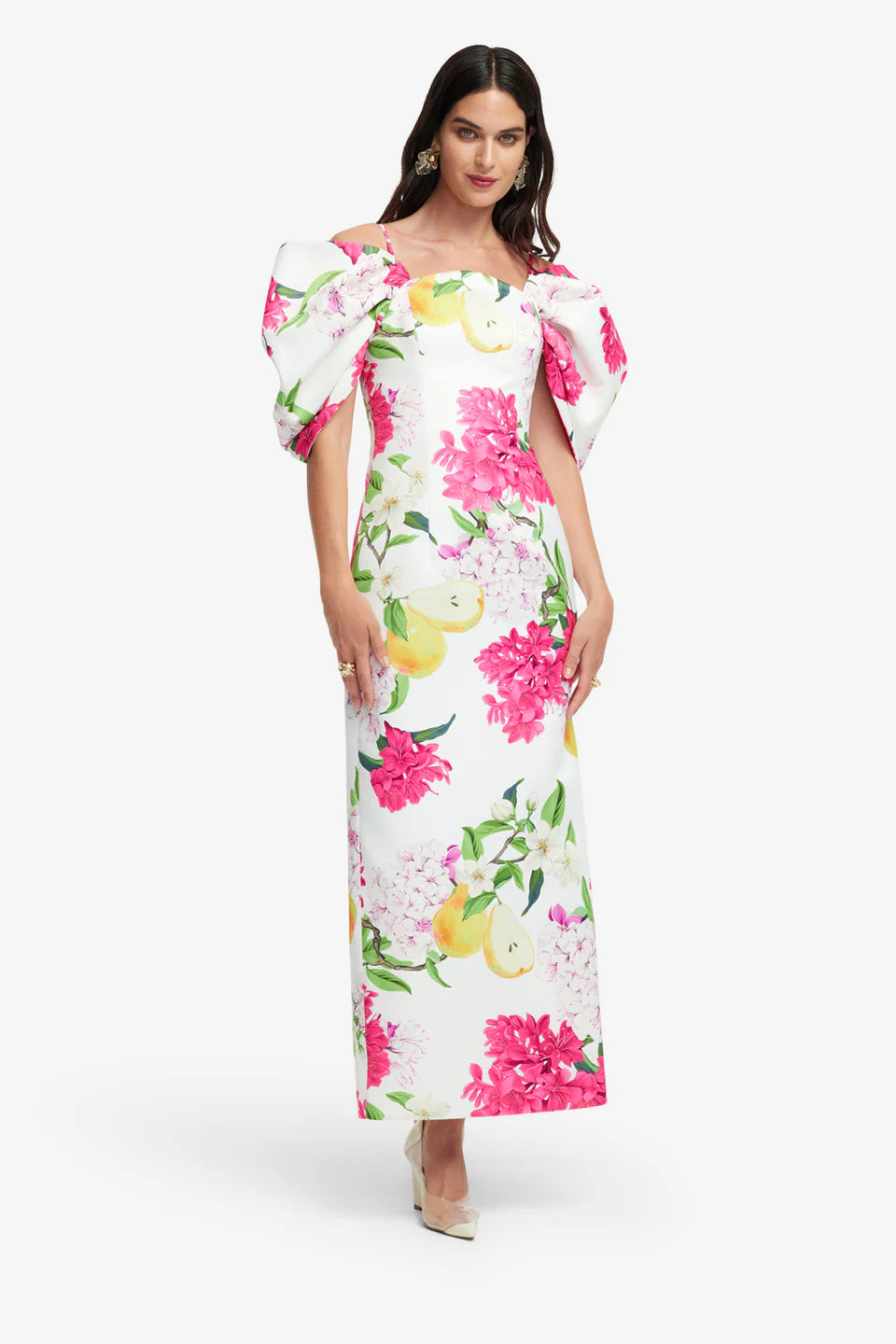 Arabella Maxi Dress - White Multi