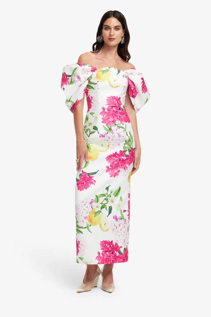 Arabella Maxi Dress - White Multi