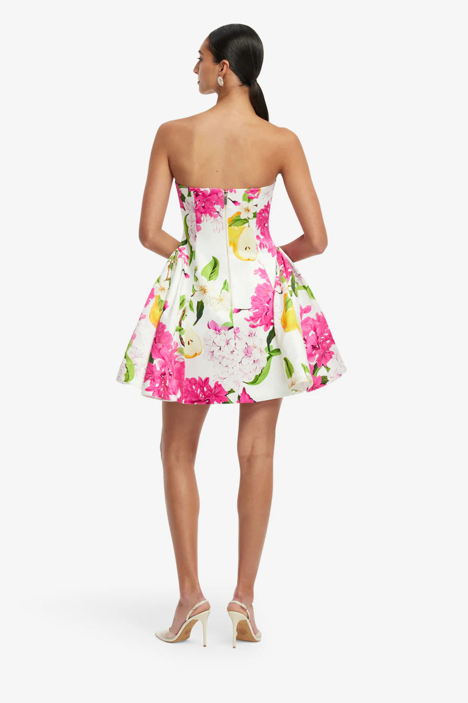 Reese Bustier Mini Dress - White Multi