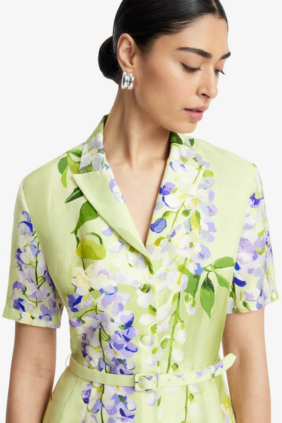 Brigitte Mini Dress - Yellow Multi