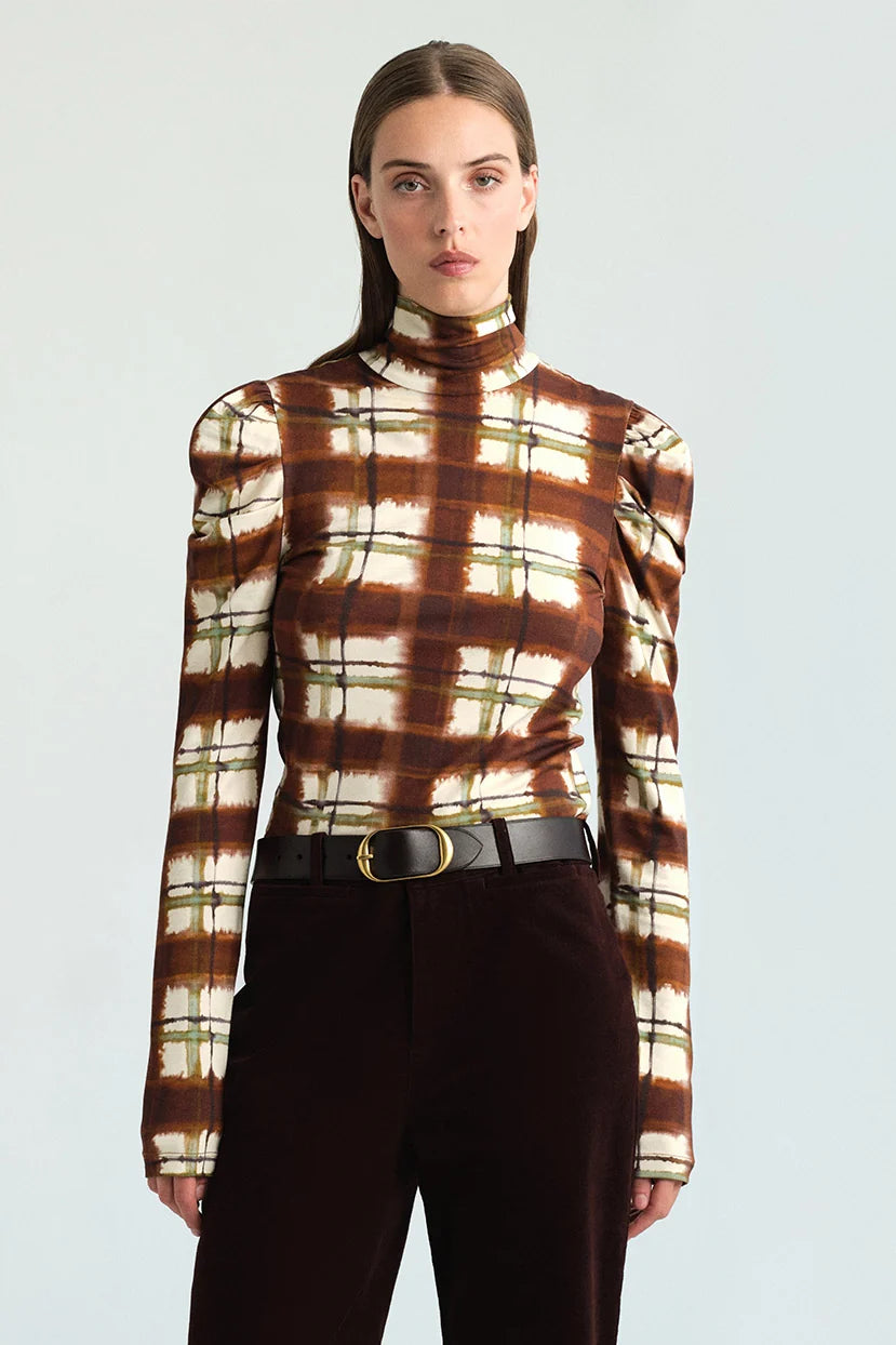 Chira Top - Brown Multi