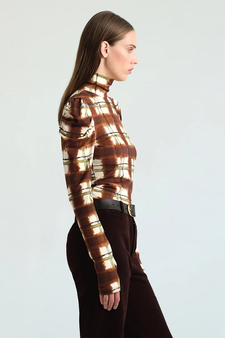 Chira Top - Brown Multi