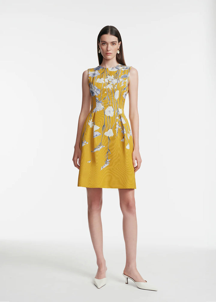 Floral Faille Betsy Dress