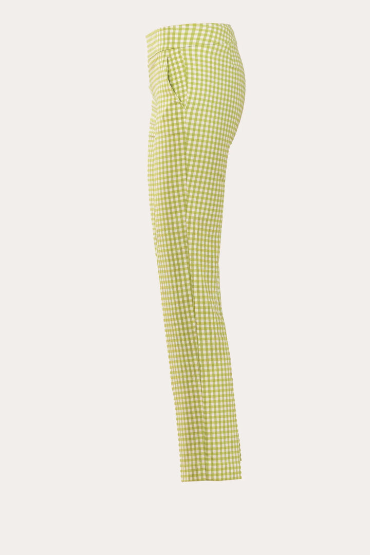 Gingam Pant - Medium Green