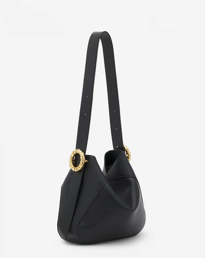 LEATHER MELODIE HOBO BAG - More Colors Available