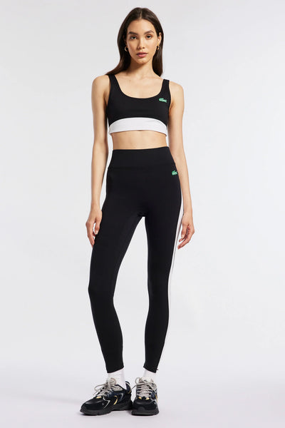 LACOSTE X BANDIER COLORBLOCK LEGGING - BLACK