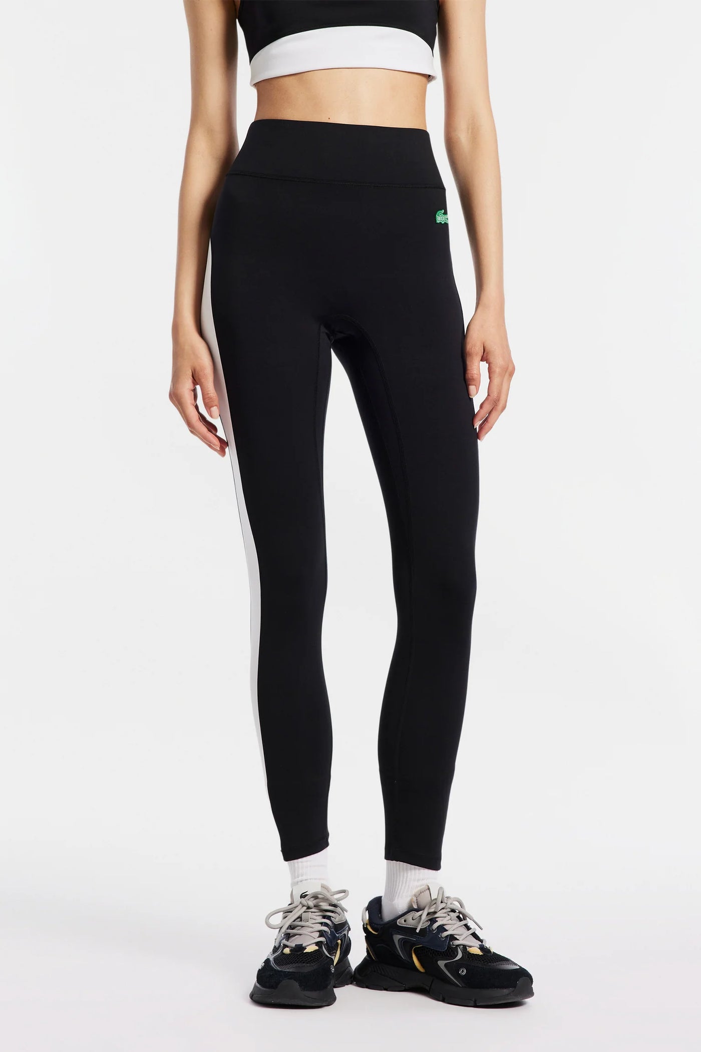 LACOSTE X BANDIER COLORBLOCK LEGGING - BLACK