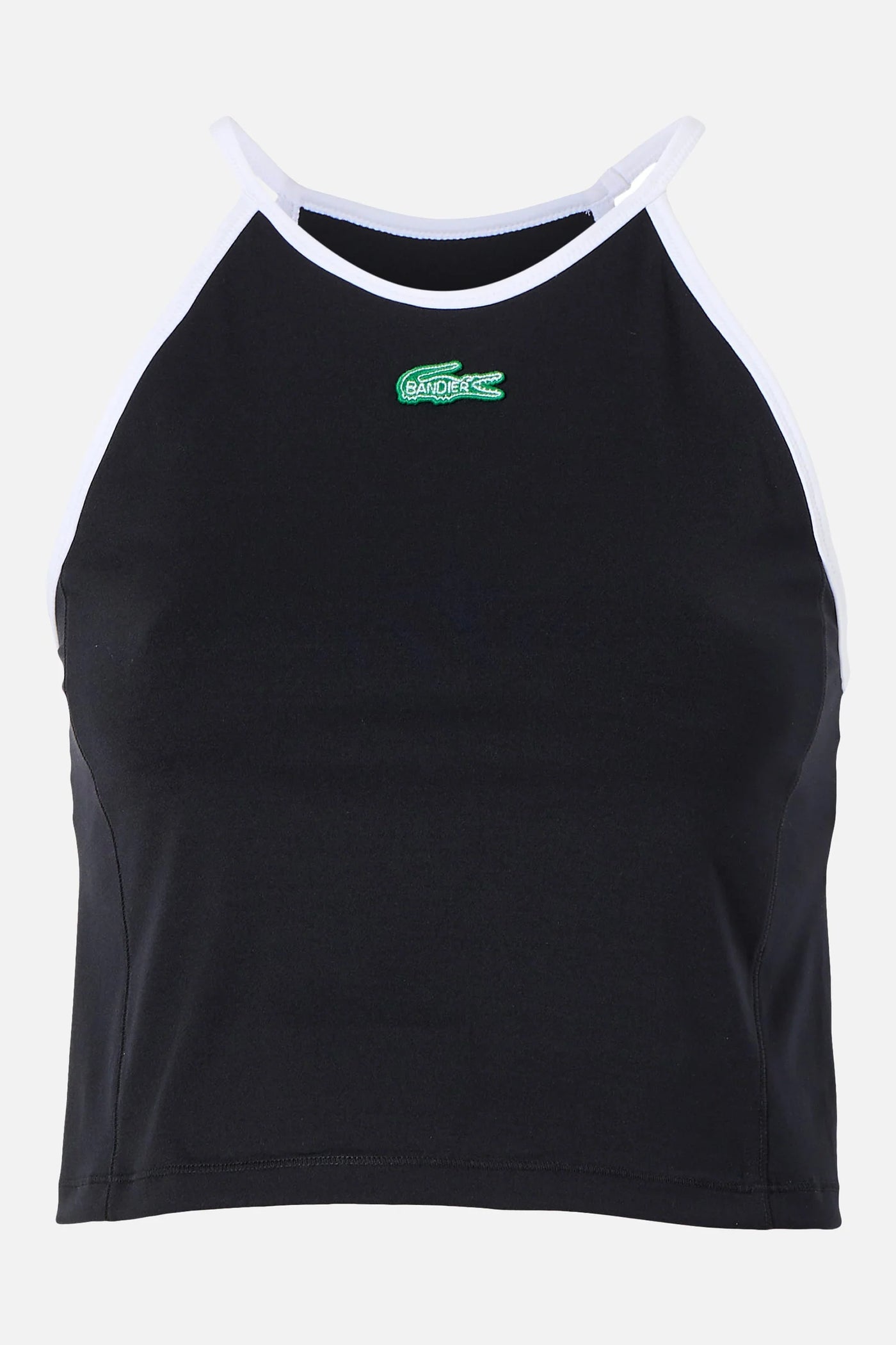 LACOSTE X BANDIER HALTER TANK - BLACK
