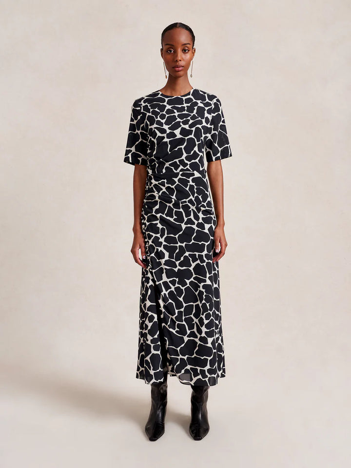 Lydia Dress - White Multi