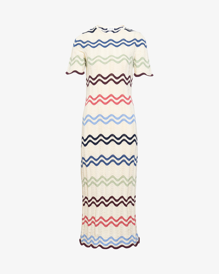 Leighton Dress - Cream Multi