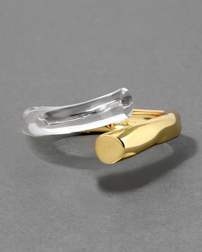 Liquid Lucite Bypass Hinge Bracelet