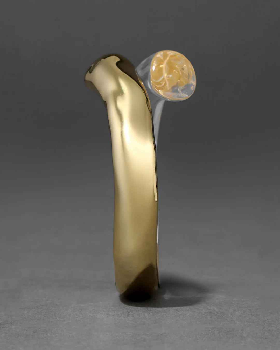 Liquid Lucite Bypass Hinge Bracelet