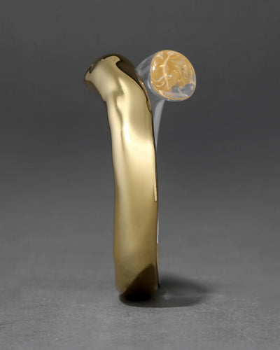 Liquid Lucite Bypass Hinge Bracelet