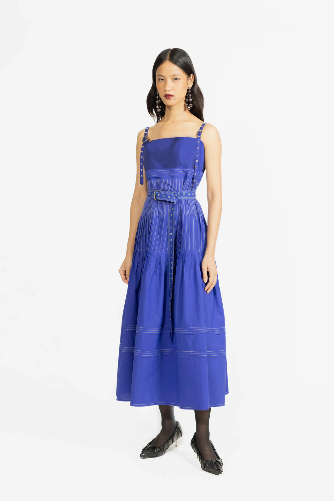 Candy Strap Dress - Royal Blue