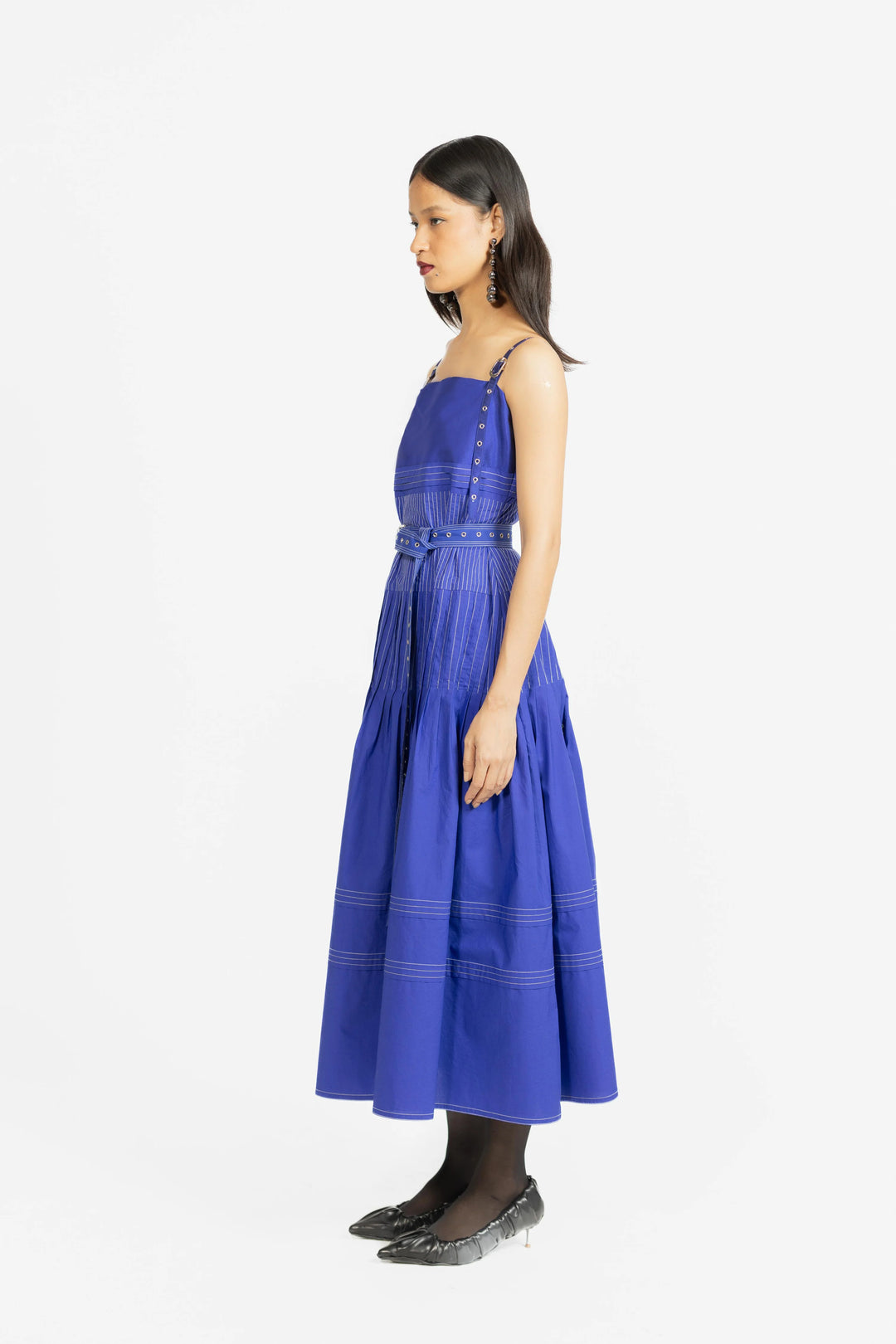 Candy Strap Dress - Royal Blue