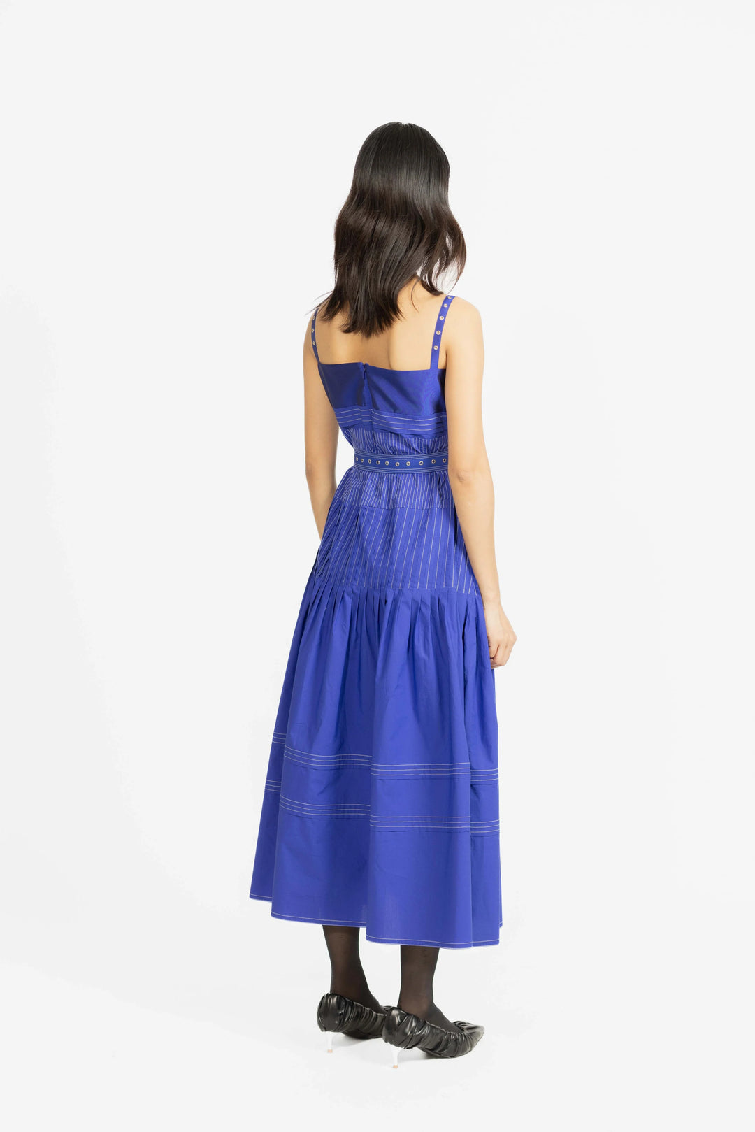 Candy Strap Dress - Royal Blue