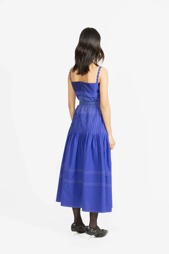 Candy Strap Dress - Royal Blue