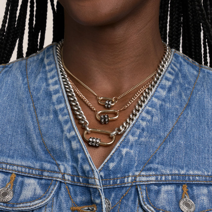 Baby Consuelo Lock - 14k & DIAMOND