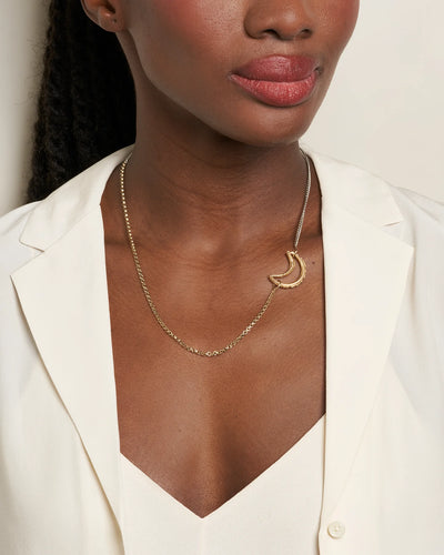 Fly Me To The Moonlock - 18K Yellow Gold