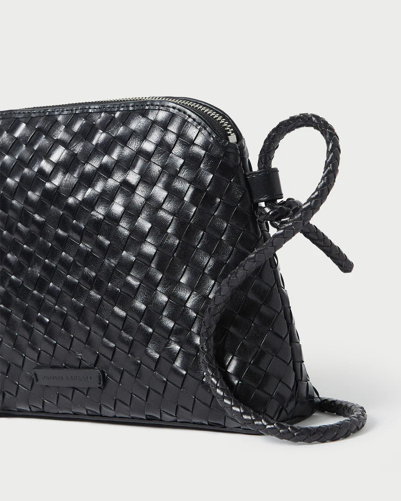 Mallory Woven Leather Crossbody - More Colors Available