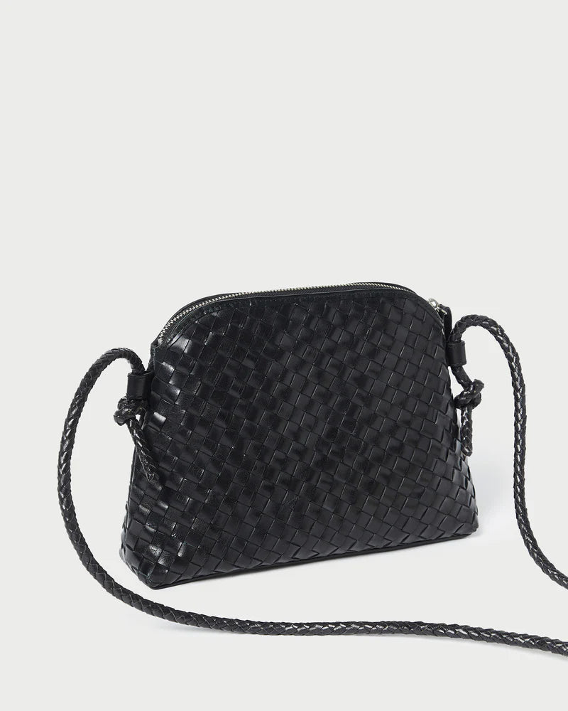Mallory Woven Leather Crossbody - More Colors Available
