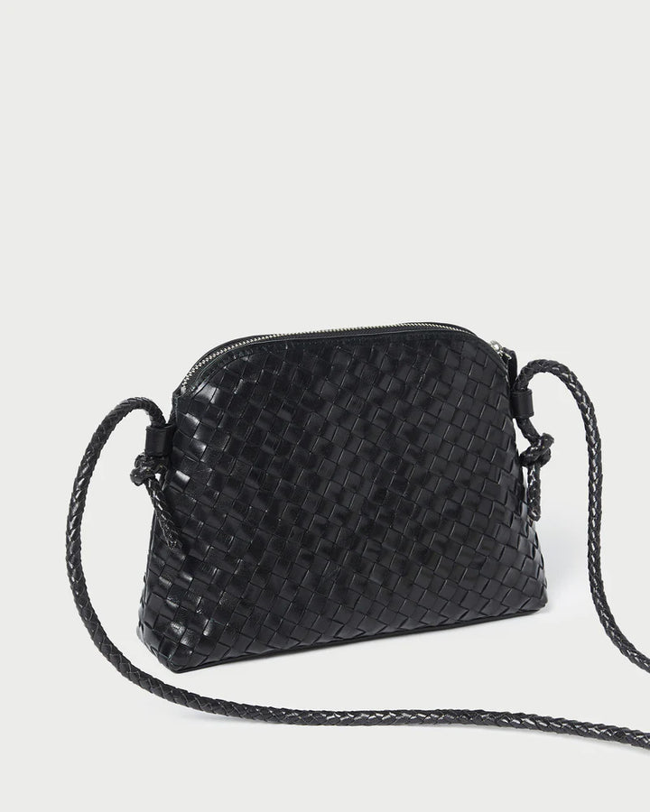 Mallory Woven Leather Crossbody - More Colors Available