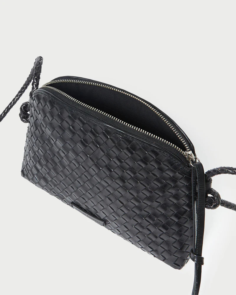 Mallory Woven Leather Crossbody - More Colors Available